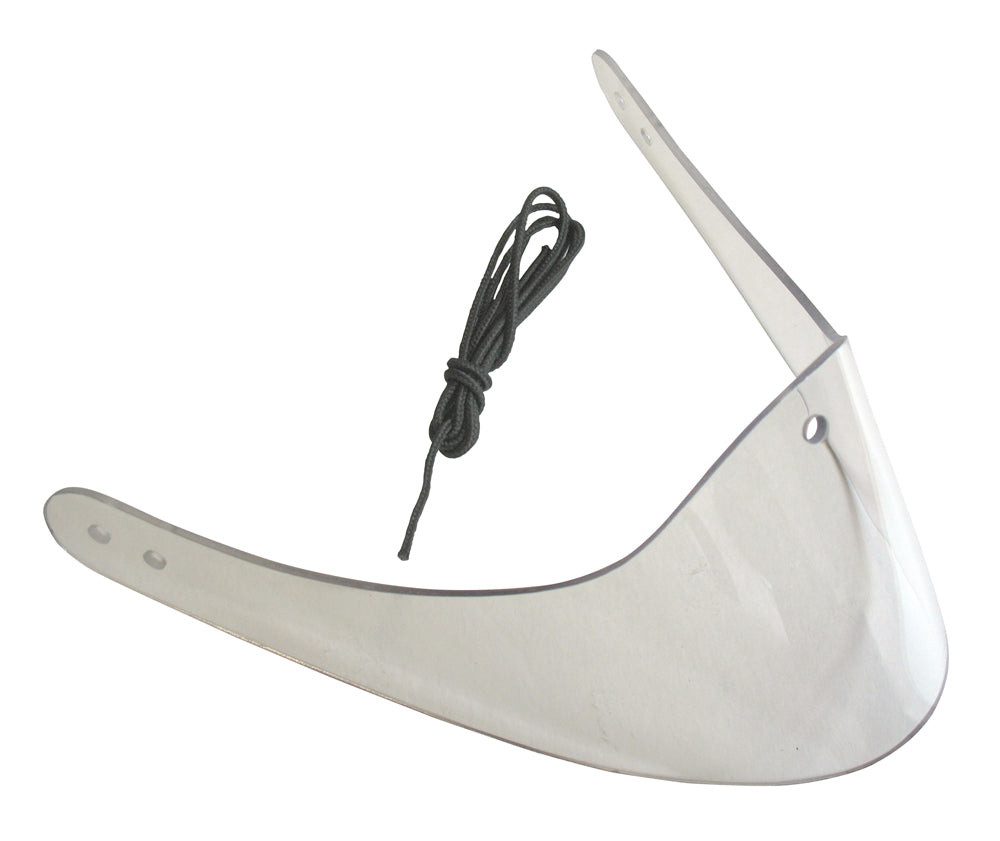 A&R Goalie Lexan Throat Guard "V" Style